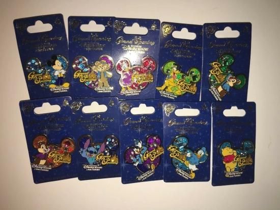 上海ディズニーライセンス品 数量限定 代理購入品 ピンバッジセット