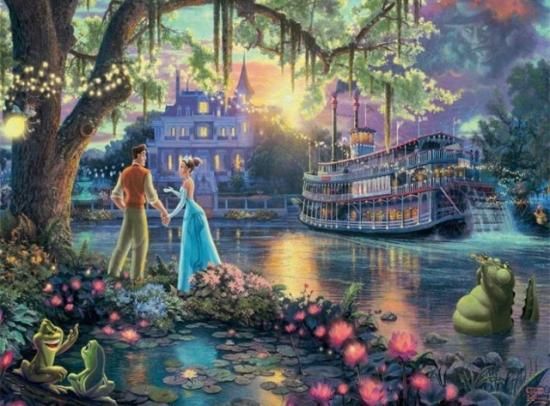 トーマス・キンケード 「プリンセスと魔法のキス」(L) スワロフスキー