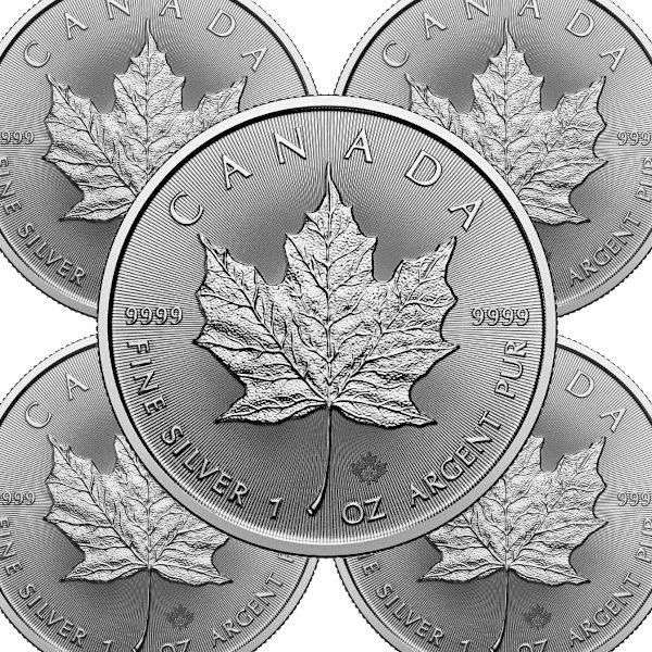 2020 カナダ メイプル 銀貨 1オンス 38mm クリアケース付 新品未使用
