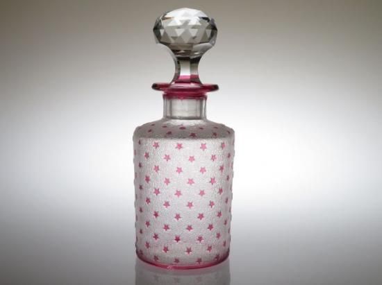 上級品稀少オールドバカラBaccaratローズヒップRosehip野薔薇香水ビン