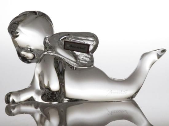 バカラ フィギュリン ○ 天使 エンジェル 子ども 置物 オーナメント