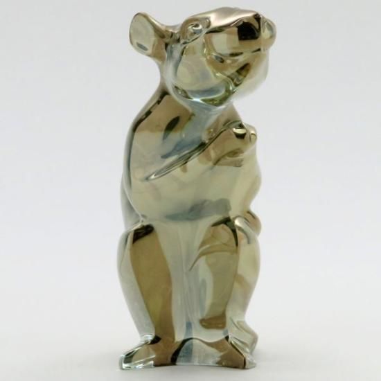 バカラ】動物 カモ 置物 インテリア☆美品☆金運2 バカラ】動物 カモ