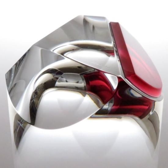 ガラス チェコスロバキア フィギュリン 牛 ビンテージ コレクション