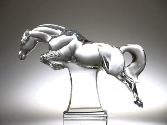 Baccarat 馬のクリスタル彫刻 楽天市場】バカラ 馬の頭 クリア