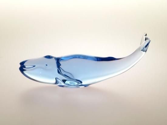 バカラ】動物 クジラ 置物 インテリア☆美品☆幸運 金運 仕事運1