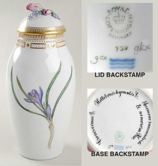 タイムセールan16 ロイヤルコペンハーゲン ヴィンテージ 蓋つき花瓶 壺