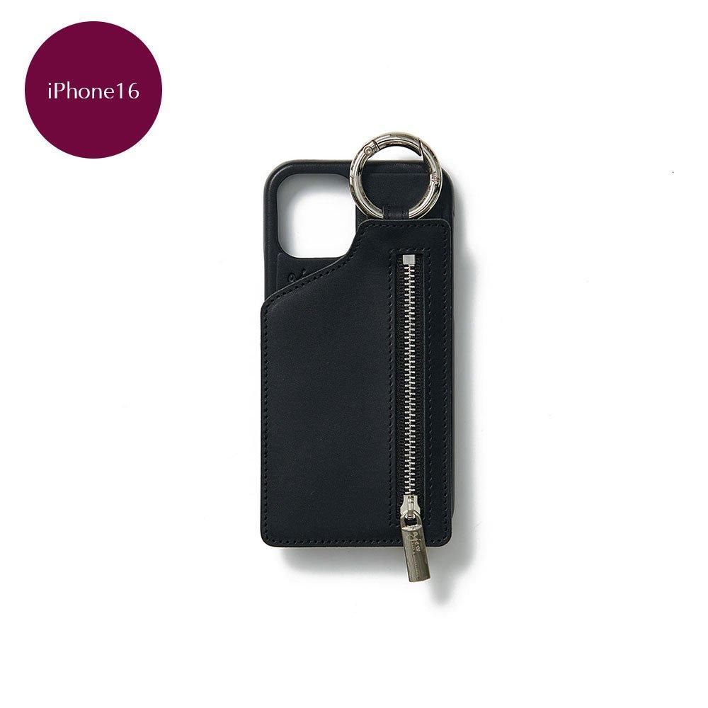 iPhone16 / black 【レザー】 (発送はご注文から3営業日以内です) - ajew