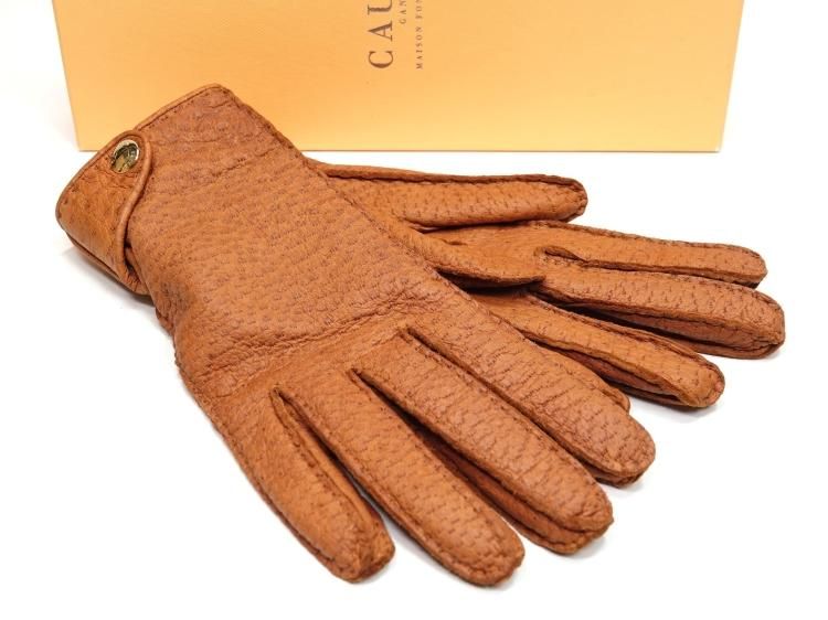 311 / 1214 未使用品 CAUSSE ガンコス グローブ 手袋 ブラウン