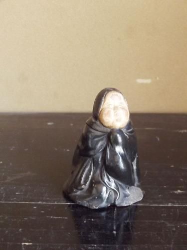 江戸時代末期頃・京焼・枕人形・お多福1-7 江戸時代末期頃・京焼・枕