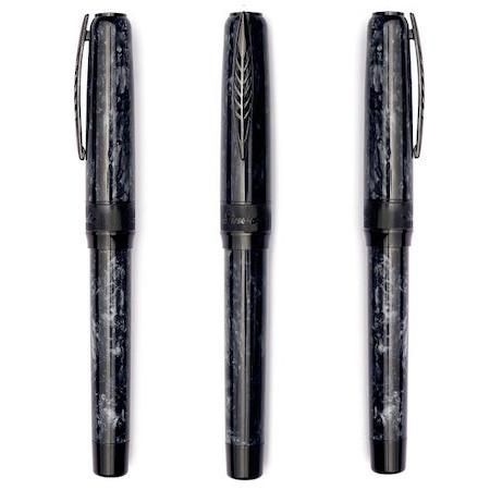 ピナイダー 万年筆 ラ・グランデ・ベレッツァ ロック グレー 吸 F