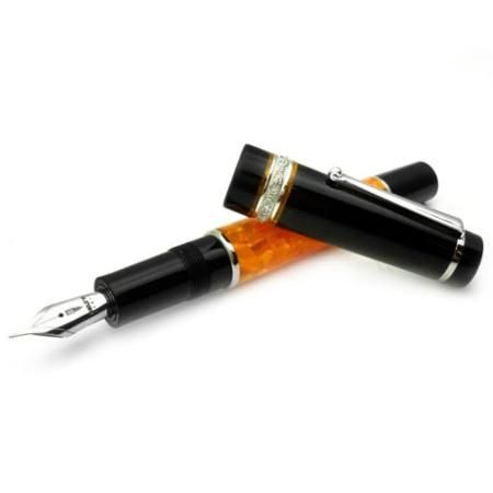 デルタ 万年筆 DV シルバートリム カートリッジ/コンバーター式