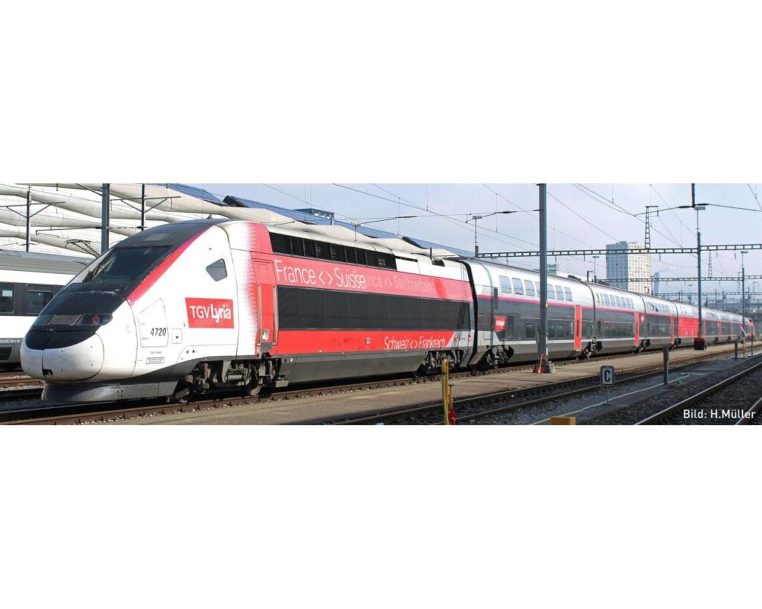 KATO/Lemke N TGV DUPLEX 10-TLG SNCF/LYRIA K101762 - 外国型 欧州型