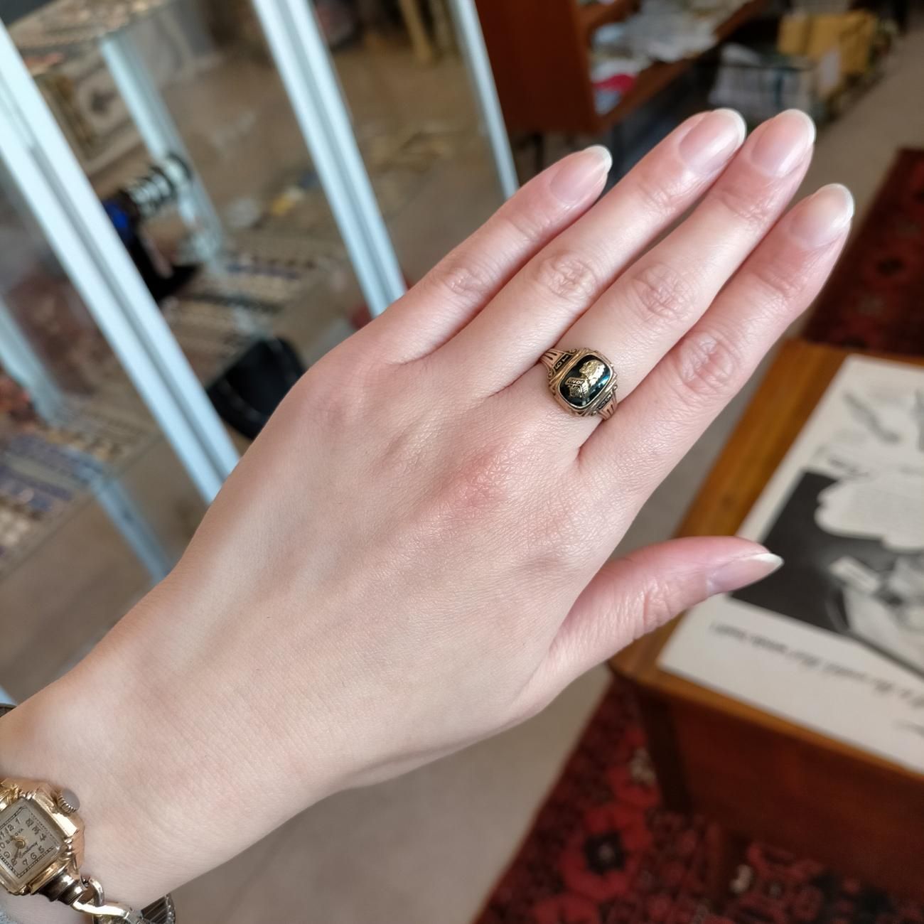 ☆1943年＊アメリカ軍＊10K金/417GOLD製＊VFWA議長