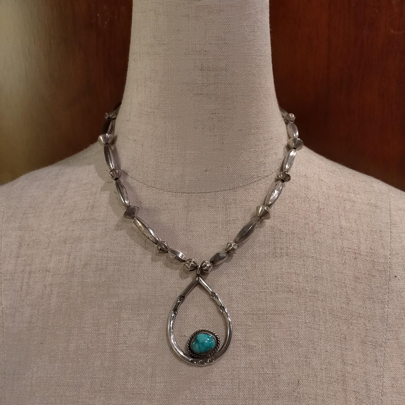 USA製NAVAJO族ヴィンテージネイティブアメリカンSTERLINGシルバー製