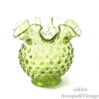 ヴィンテージ ガラス オブジェ 花瓶 ヴィンテージアートガラス花瓶