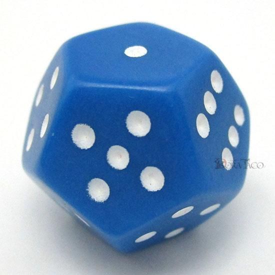 12面体6面ダイス【ブルー】サイコロ - クトゥルフ神話TRPGサイコロの