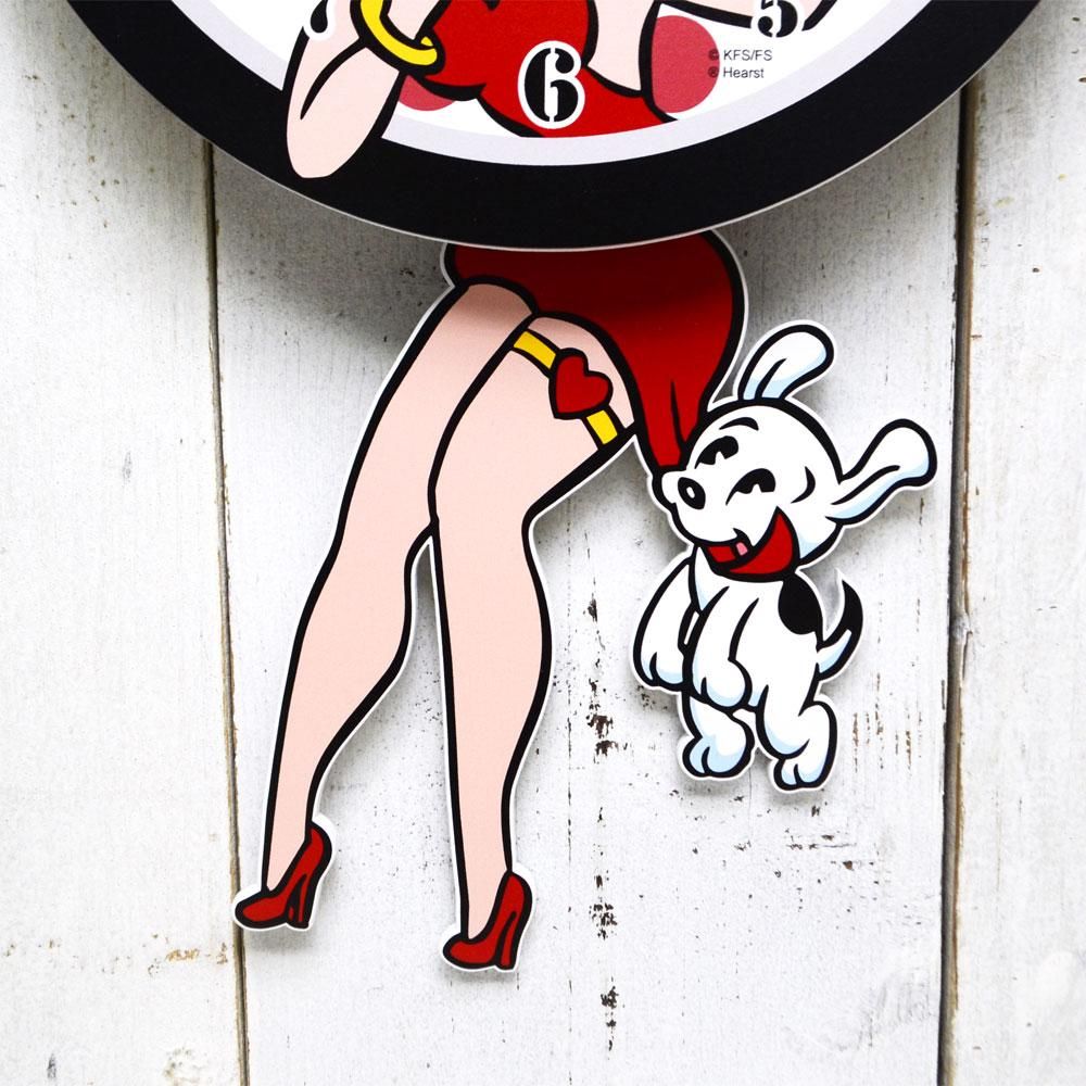 公式ショップ限定】振り子ウォールクロック BB - ベティー ブープ