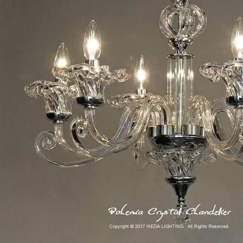 ボヘミアンクリスタル シャンデリア 6灯 | イケダセレクション
