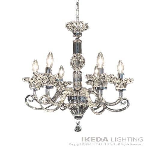 ボヘミアンクリスタル シャンデリア 6灯 | イケダセレクション