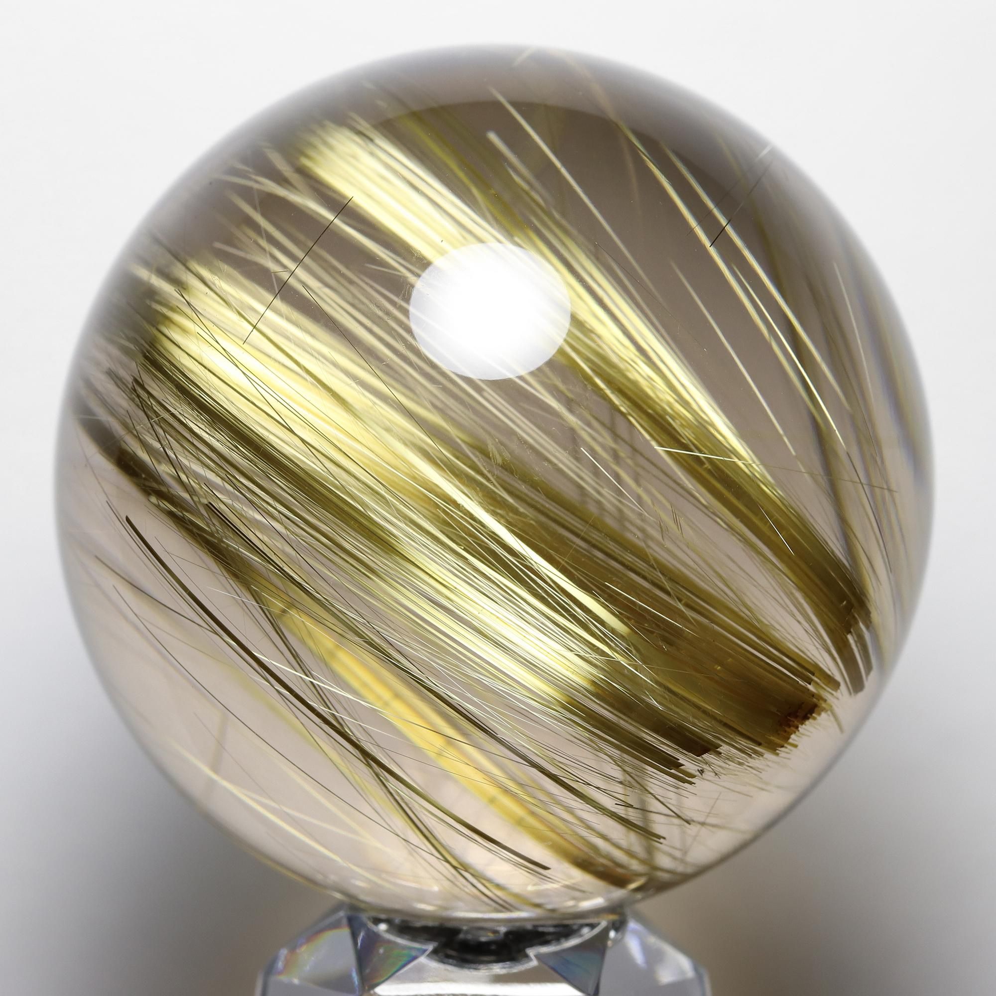 ✨ルチルクォーツ(スフィア41㎜、フリーカット56ミリ) ✨ルチル