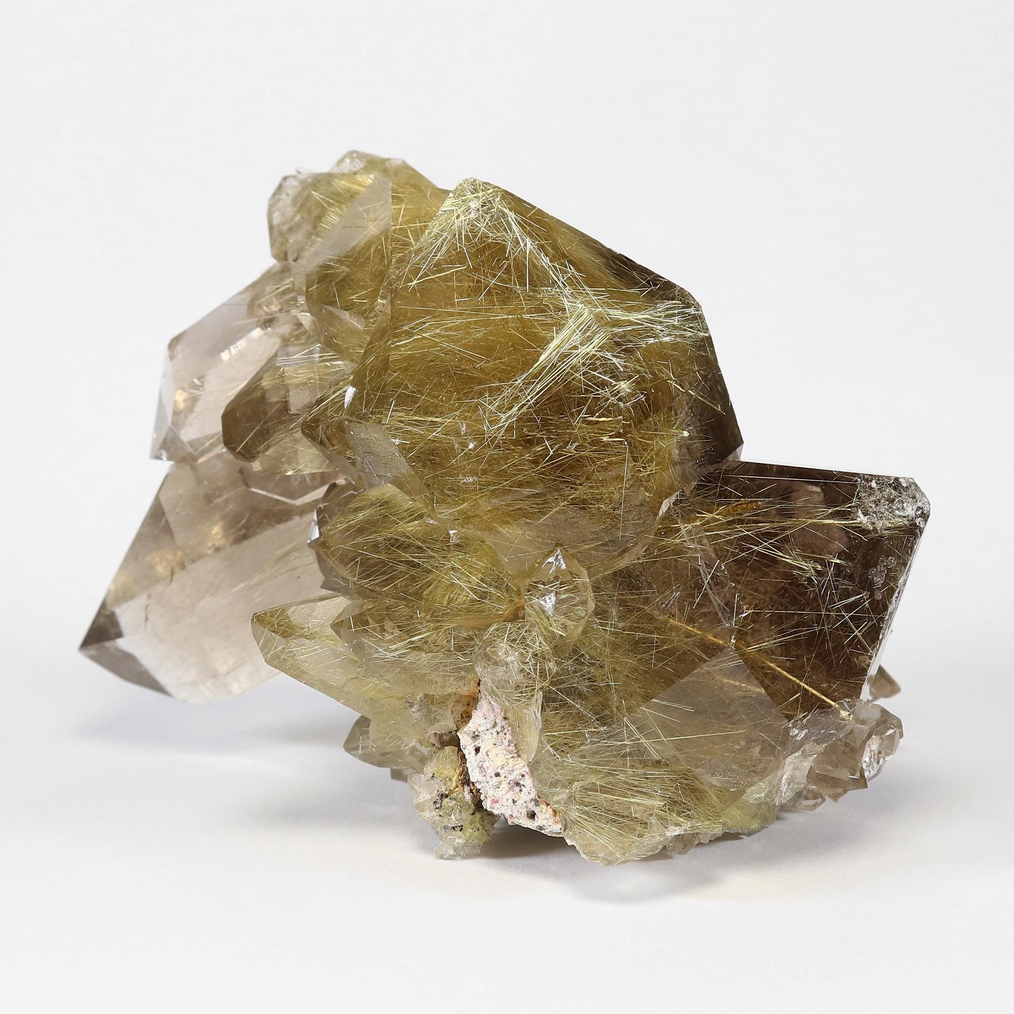 希少なクラスター原石/水晶の透明感と照りが美しい】ブラジル・ミナス