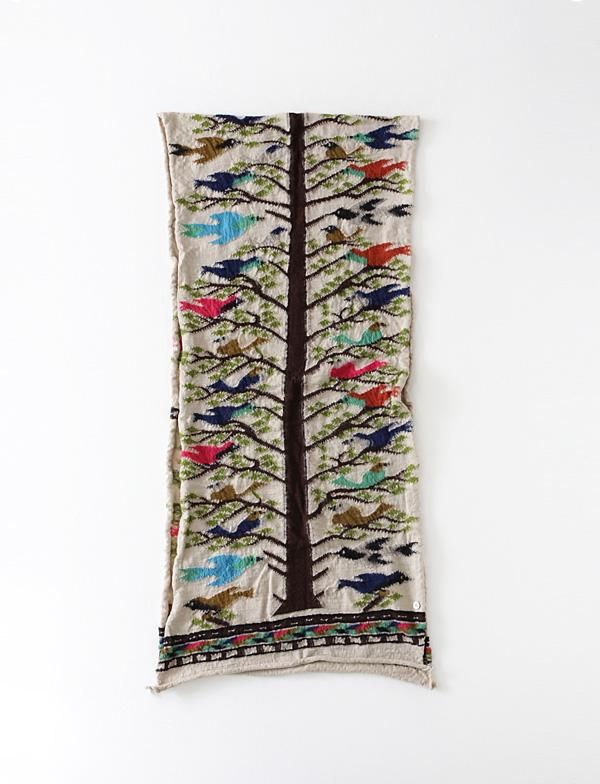 KAPITAL キャピタル BIRD TREE HAPPYマフラーマフラー KAPITAL - 縮絨