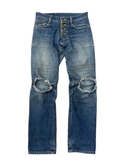 初期 nemeth ハンドペイント 立体裁断 アナトミカルパンツ