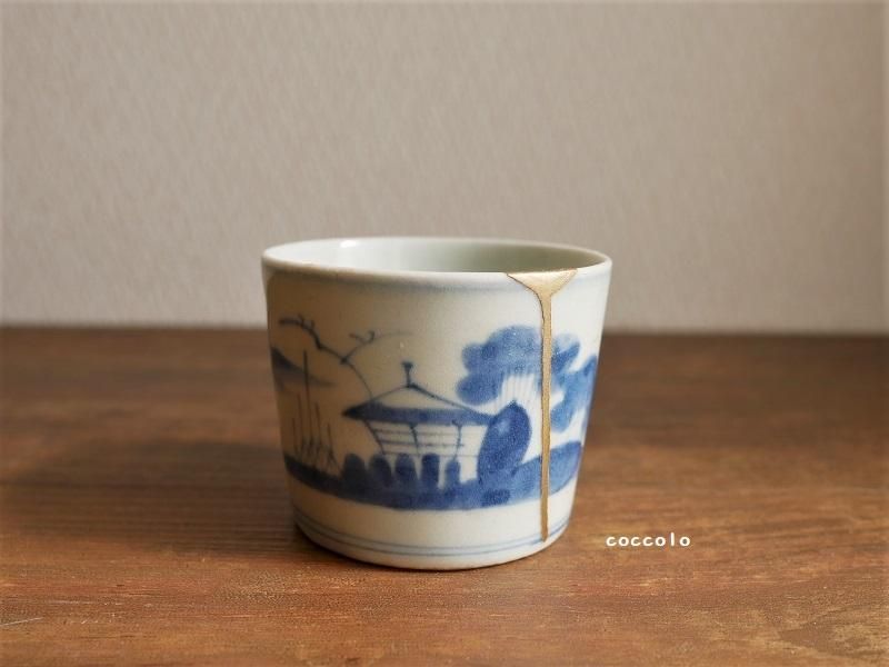 珍品！古伊万里金魚そば猪口2