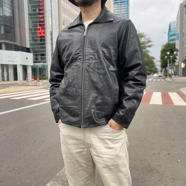 90s OLD GAP leather jacket レザー ブルゾン S