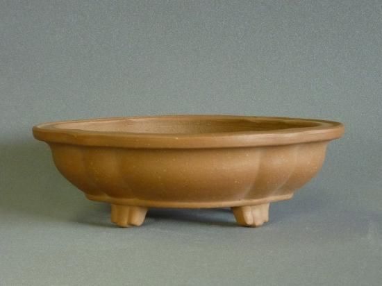 和泉屋8号木瓜式鉢 - 盆栽鉢と常滑焼の店 MARUTATU【まるたつ】