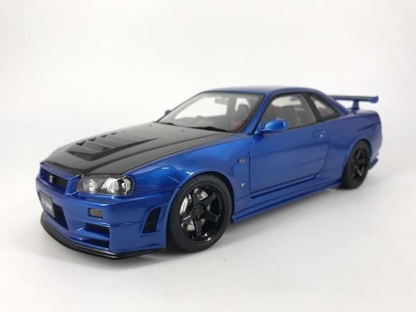 オートアート製 1/18 ニスモ R34 GT-R Z-tune（ベイサイドブルー