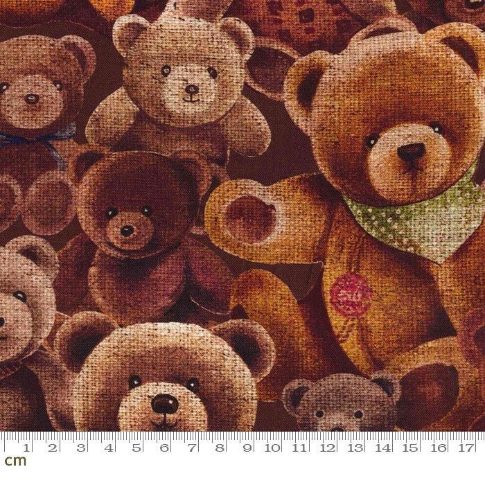 くま柄 テディベア | さらら - 布生地通販 -柄がかわいい！おしゃれな