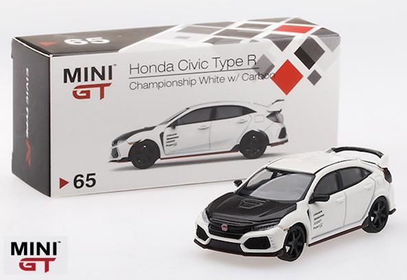 1/64スケール MINI GT ホンダ Civic Type R（チャンピオンシップ