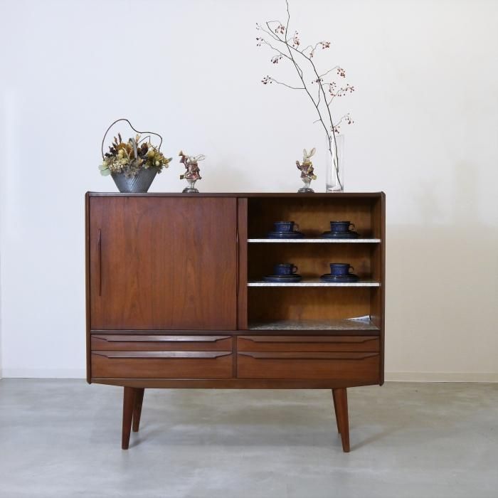 チーク サイドボード チェスト 北欧 ミッドセンチュリー ヴィンテージ