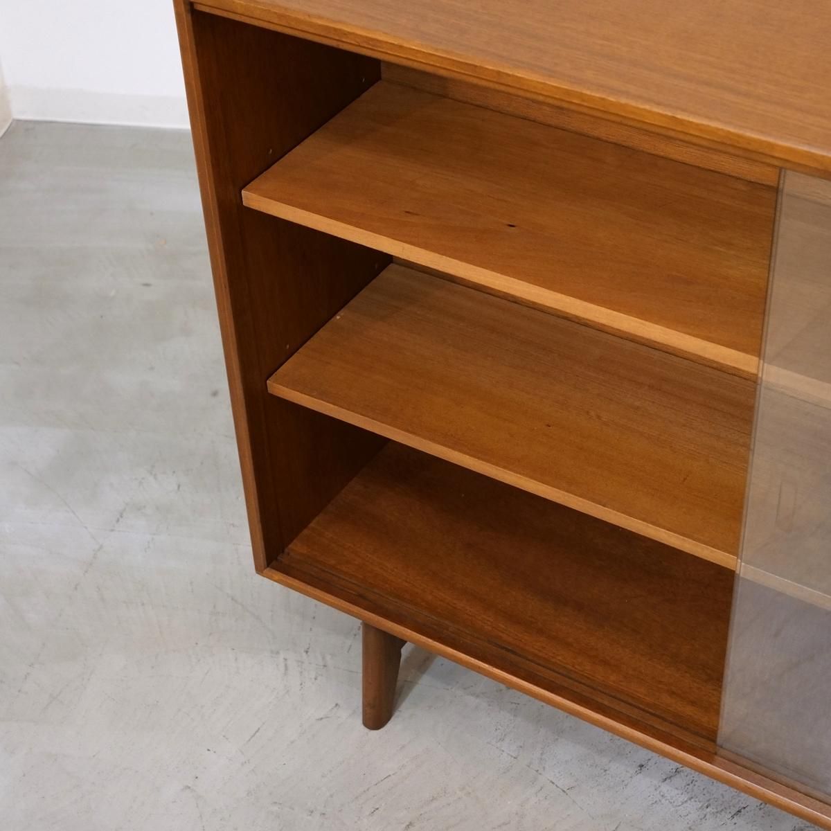 GC1669｜ガラスキャビネット（チーク）Herbert E Gibbs（ハーバートE