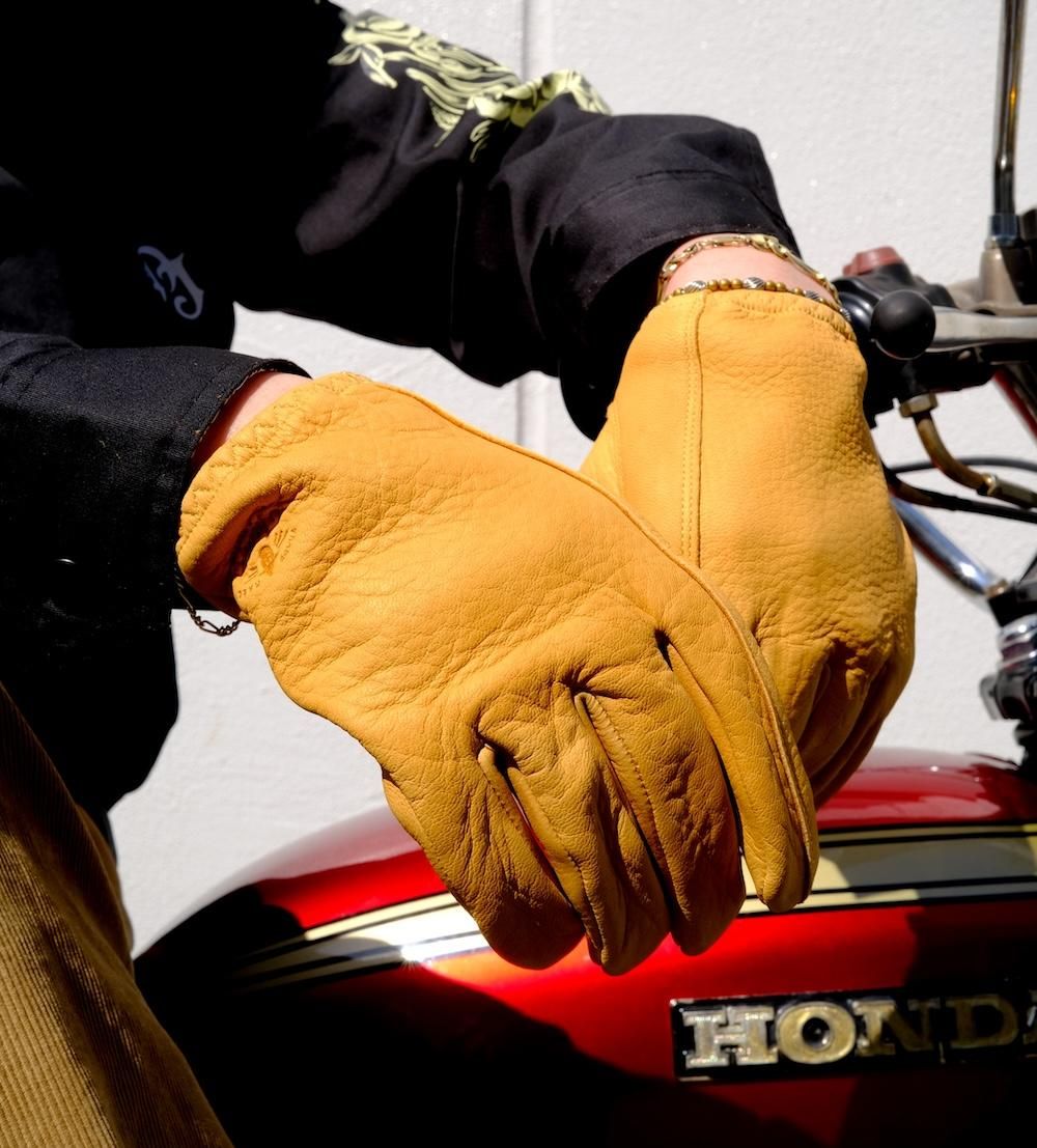 LAMP GLOVES ランプグローブス MID キャメル 最終値下げ M LAMP GLOVES