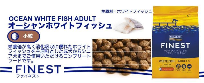 フィッシュ4ドッグ公式オンラインショップ オーシャンホワイトフィッシュ