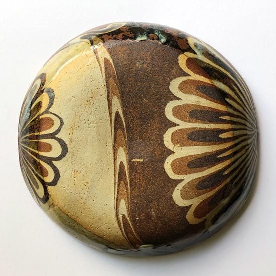 Vintage Japanese Folk Art: 練上鶉手深皿 / 上田恒次 - Swimsuit