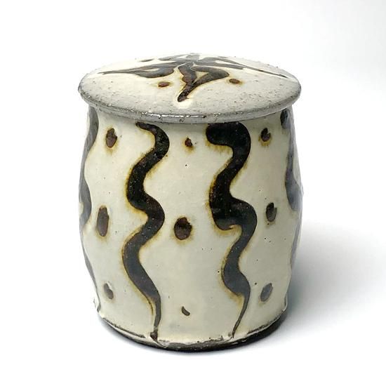 希少 舩木道忠 白釉柳文扁壼 扁壼 壺 花瓶 花器 共箱付き