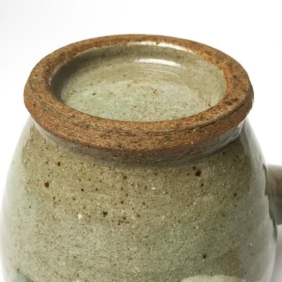 Vintage Japanese Folk Art: 流掛急須(大) / 倉敷堤窯