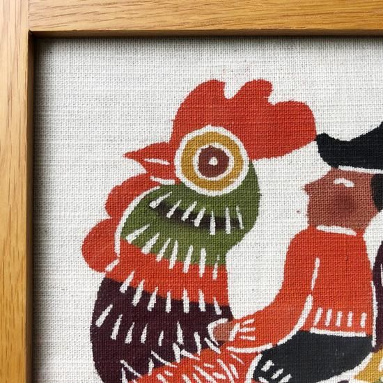 柚木沙弥郎 型染絵 床屋さん 柚木沙弥郎 型染絵 床屋さん 染色家 柚木