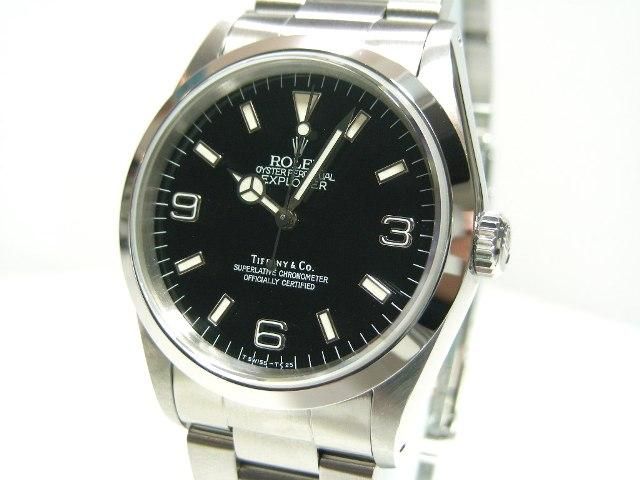 ロレックス＆ティファニー Wネーム エクスプローラーI - 腕時計専門店