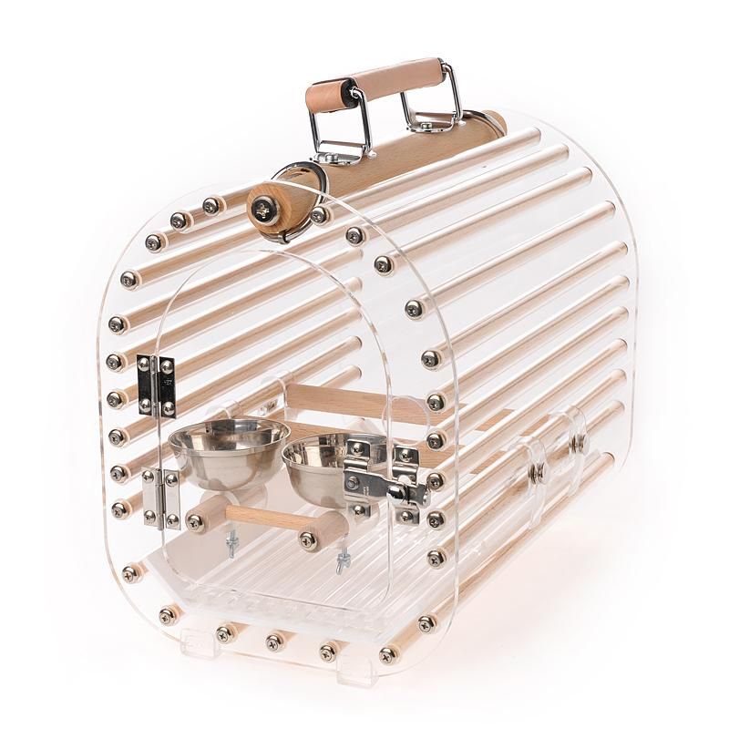 LITTLE BUDDY☆小型用オリジナルアクリルキャリーLB290ミニ - とりまに