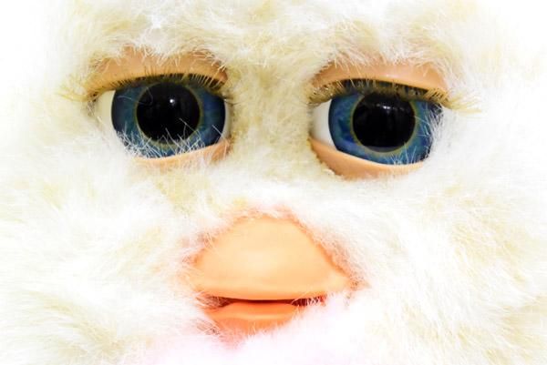 Furby2/ファービー2・ベージュ＆ホワイトボーダー×ピンク・日本語版