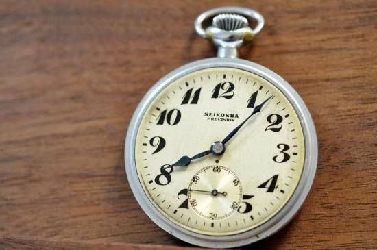 精工舎SEIKO 懐中時計 昭和40年製 国鉄 鉄道時計 不動品 精工舎SEIKO