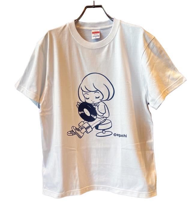 WENOD RECORDS : 江口寿史 - レコードちゃん [Tシャツ] OCTAVE (2024