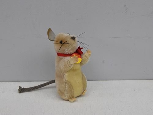 緑園｜東欧雑貨 ドイツ steiff ネズミぬいぐるみ（中）