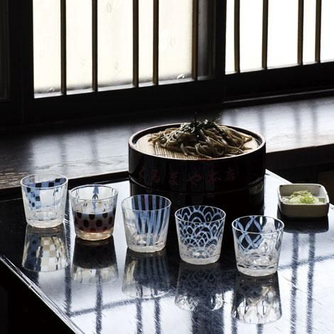 大正浪漫 そばちょこ | 五客揃え - 廣田硝子 公式Online shop