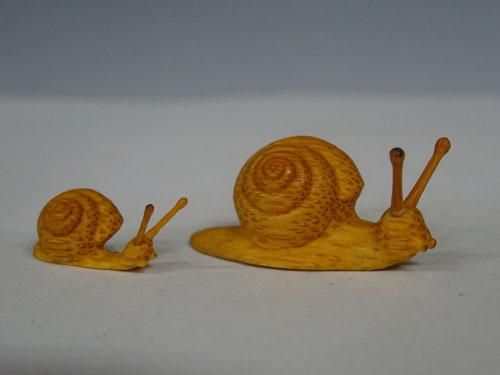 時代物 マンモス 根付 蛙 カエル カタツムリ 蝸牛在銘あり 和装 時代物