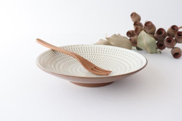 6寸皿｜トビカンナ｜飴縁内掛｜小石原焼｜和食器通販｜うちる｜和食器